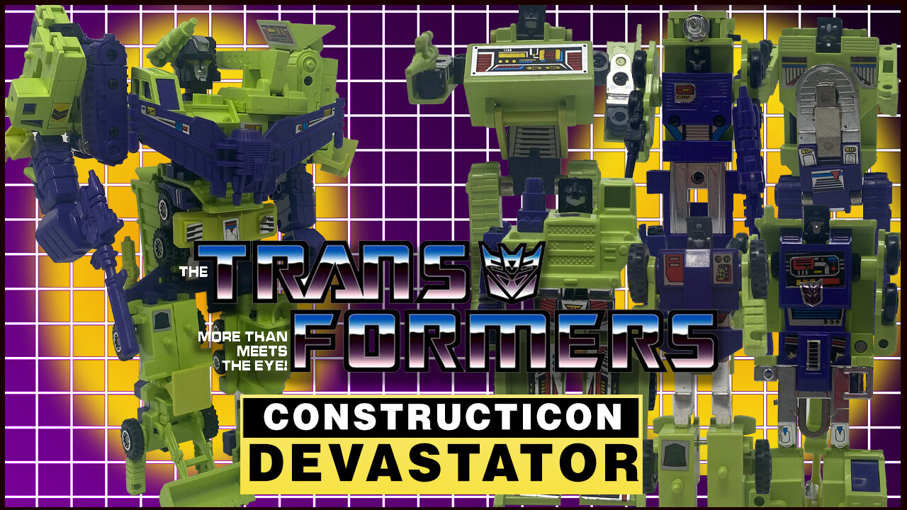 Devastator and the Constructicons - The Transformers G1 - Retro Review