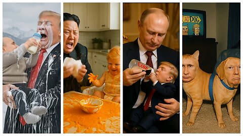 Baby Trump, Putin & Kim: 16 EPIC FAILS & Funniest Moments! (Shorts Compilation) | Part 1