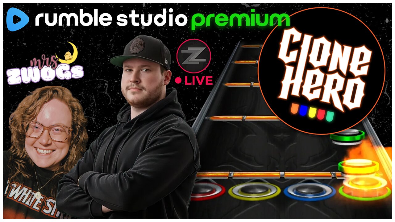 🔴LIVE IN 1440p! - Clone Hero w/ MrsZWOGs, Kingdome Come, & More - *PREMIUM STREAM* - Come Hang Out!