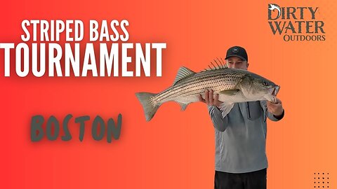 We entered a STRIPED BASS FISHING TOURNAMENT! | Boston Harbor Striper Fishing