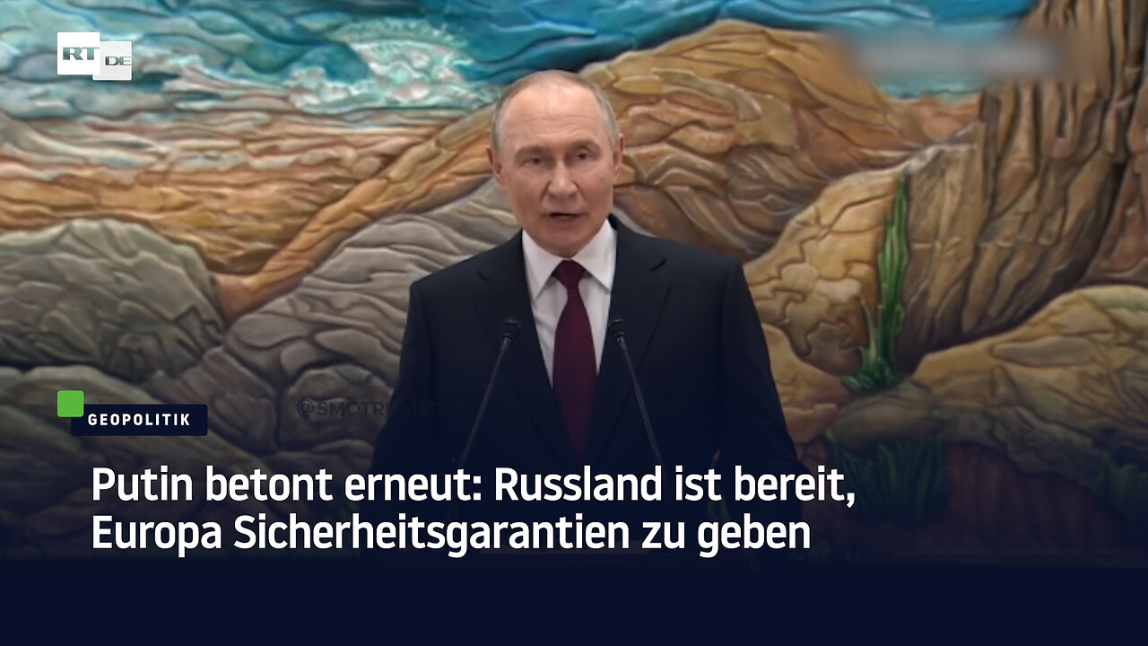 Putin betont erneut: Russland ist bereit, Europa Sicherheitsgarantien zu geben