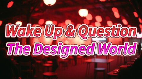 Wake Up & Question The Designed World