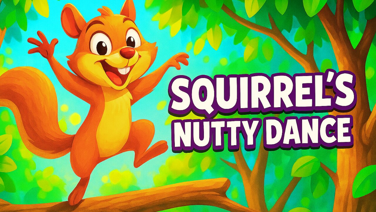 Squirrel’s Nutty Dance 🐿️ | Fun Animal Song for Kids!