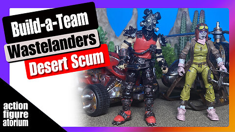 Build-a-Team | Wastelanders | Gyro Captain & Lord Hatemungus | custom Mad Max 3.75" Kitbash figures