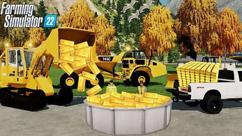 How I Almost Became a MILLIONAIRE From Gold Mining | Farming Simulator 22 | PS5 | Episode 4