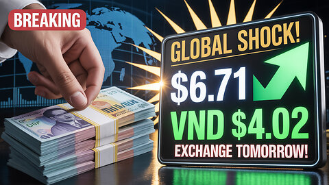 Global Shock! IQD $6.71 & VND $4.02 Exchange Launches Tomorrow Morning! 💥 Iraqi Dinar Today News
