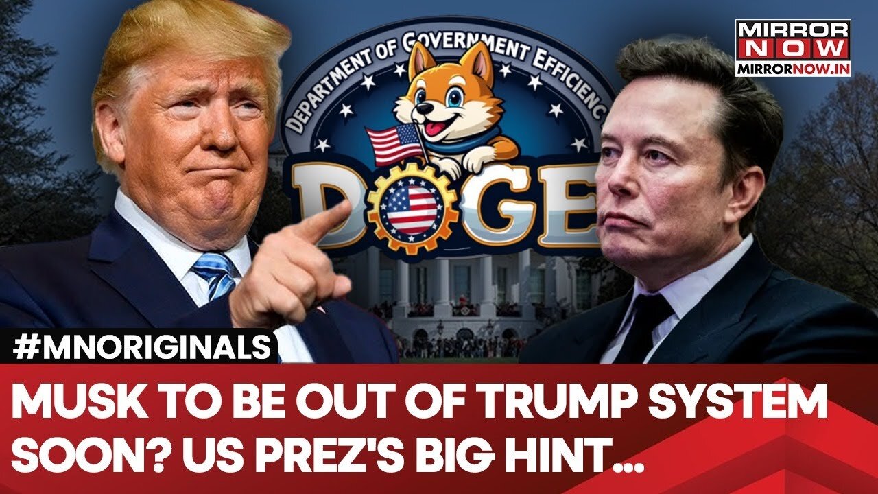 Musk To Leave DOGE Soon Amid Tesla Sale Drop? Trump Drops This Big Hint | What Did He Say?
