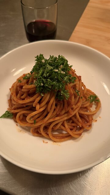Beautiful Rigatoni Brown Town Freshly Cut at Ye Olde Italy House