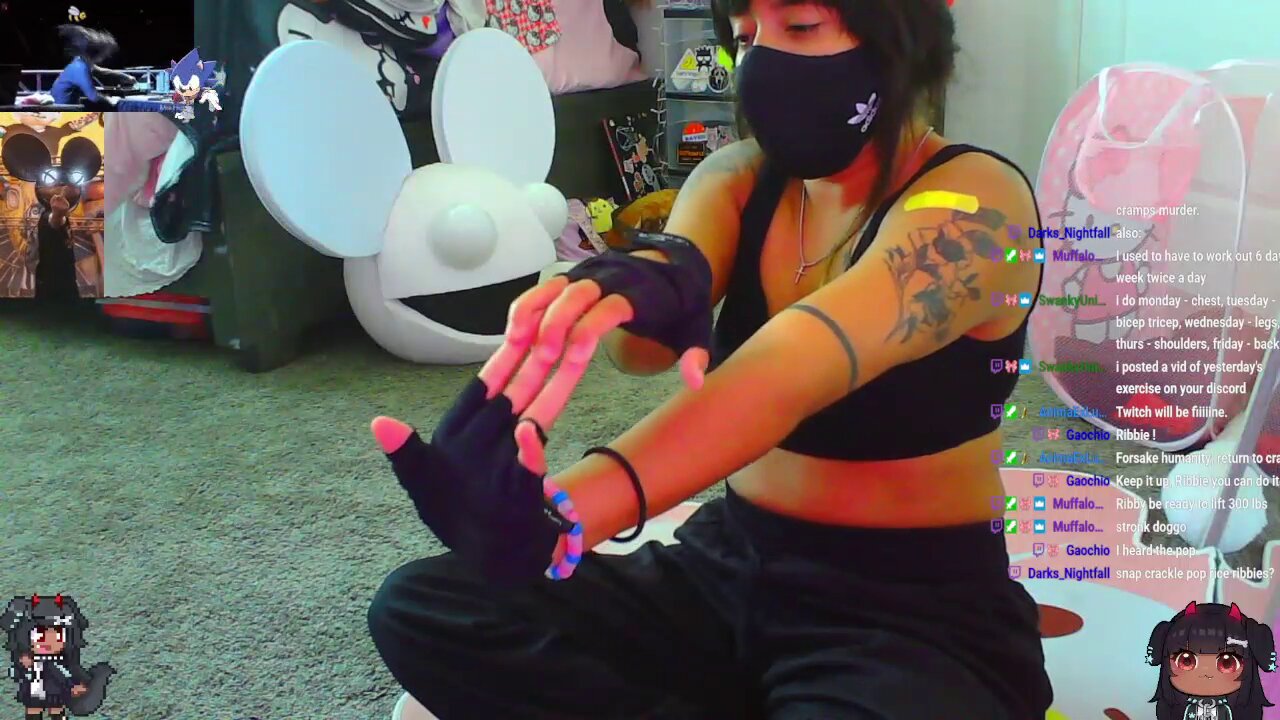 tomboy gym stream from home hiiiii [vod archive]