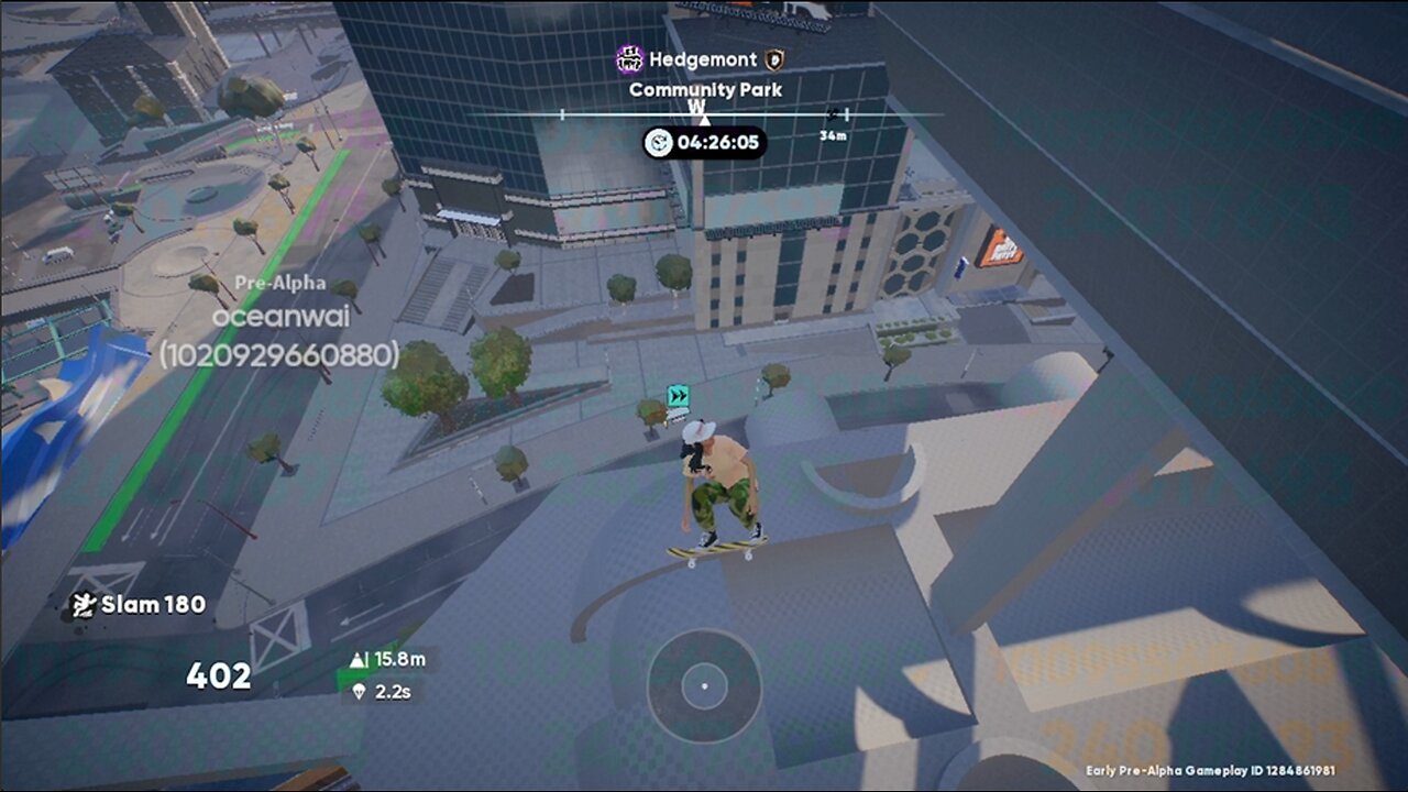 community park drop in skate.