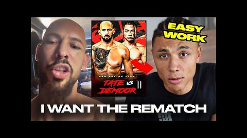 Andrew Tate Wants To Rematch Chase DeMoor.. (CONFIRMED)