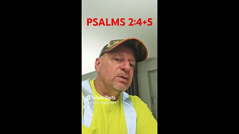 #PSALMS2:4+5 "THE LAUGHTER OF GOD ! BEAUTIFUL AND TERRIFYING !"