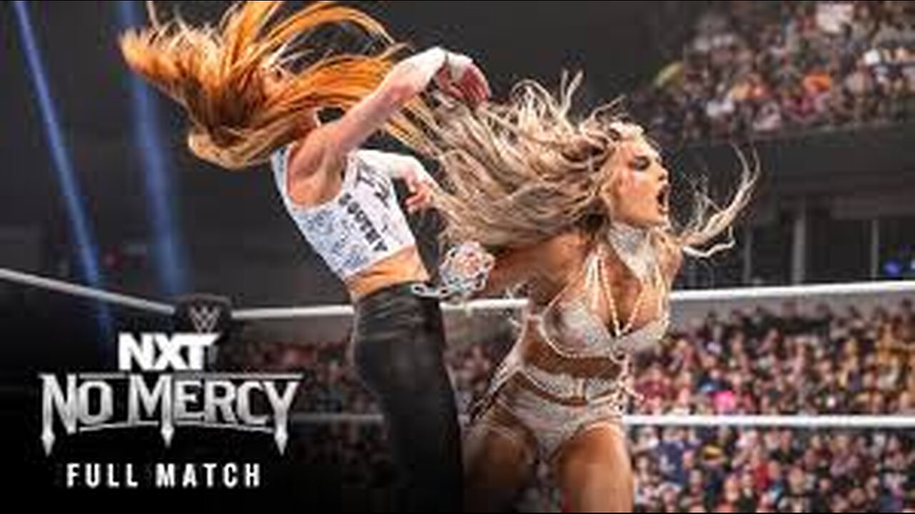 FULL MATCH- Becky Lynch vs Tiffany Stratton - NXT Title Extreme Rules Match- NXT No Mercy 2023