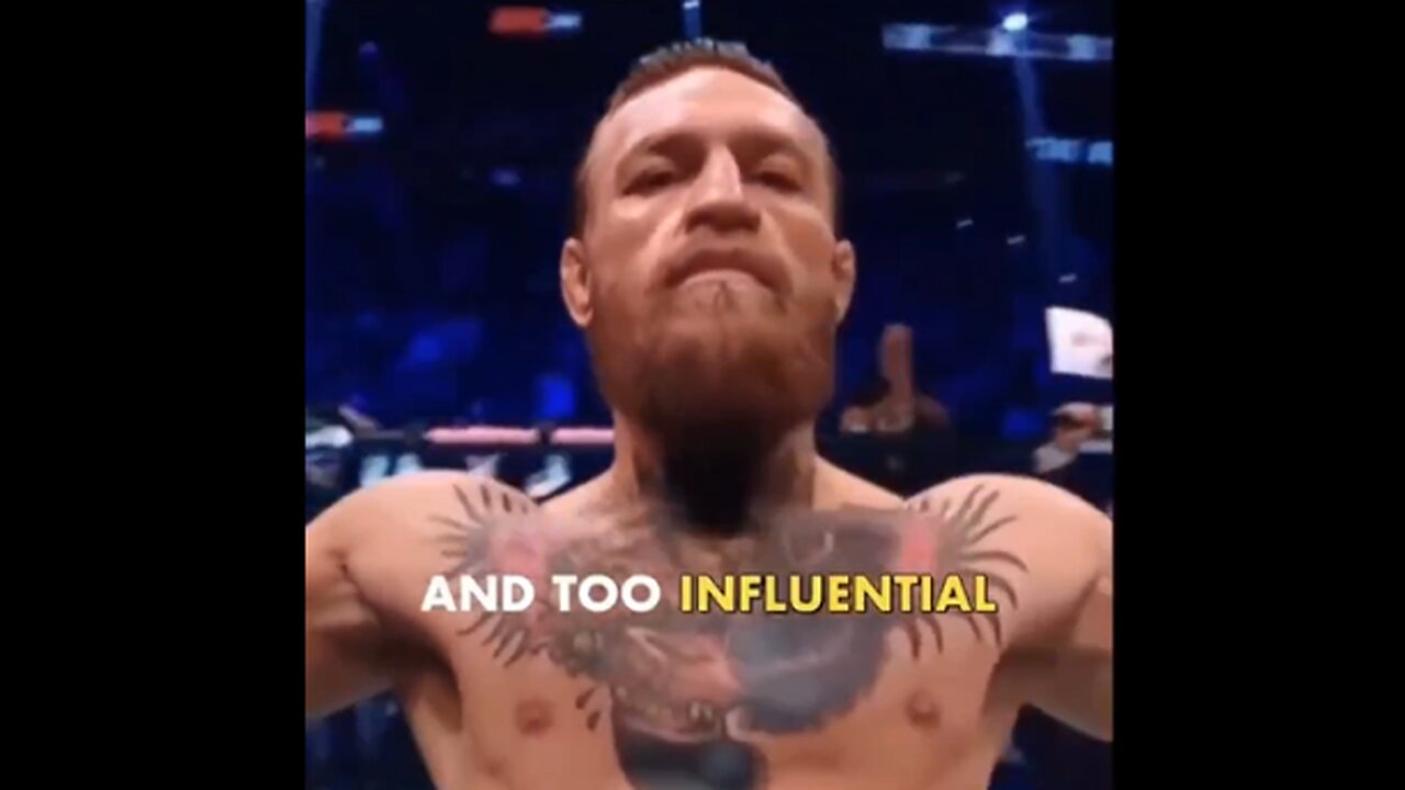 You can learn A LOT from the Conor McGregor's story.