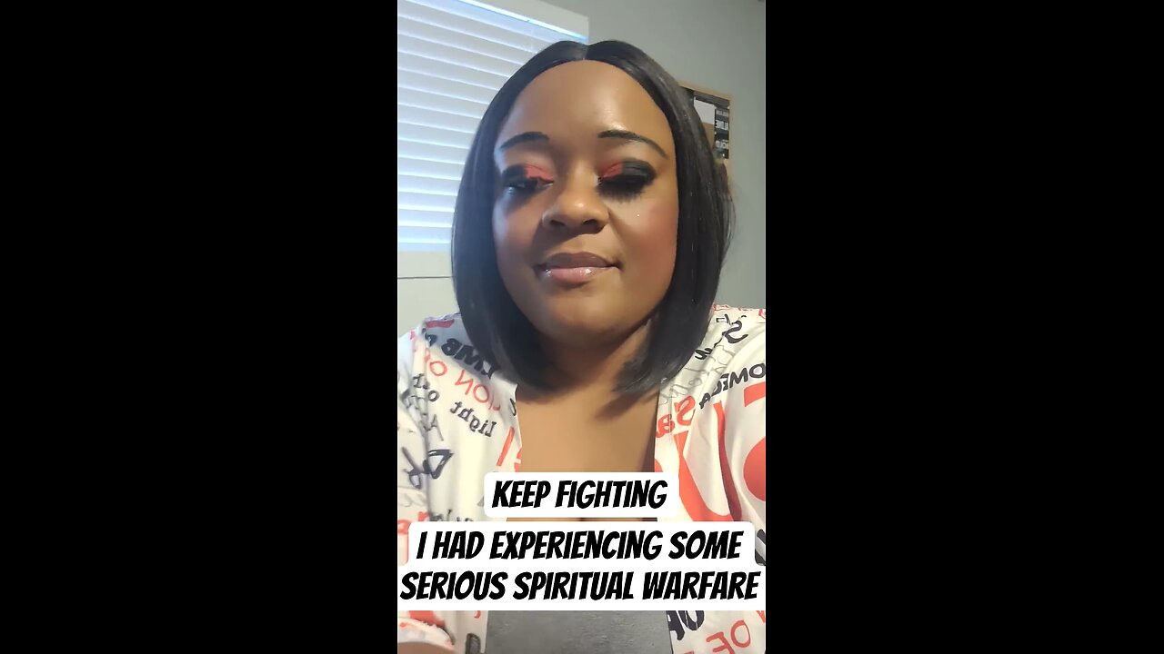 I had experiencing some serious spiritual warfare