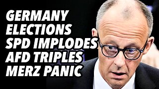 Germany elections. SPD implodes, AfD triples, Merz panic