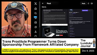 Trans Prostitute Programmer Turns Down Sponsorship From Framework Affiliated Company