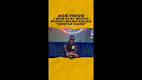 @acehood I was flat broke when I manifested “hustle Hard”.