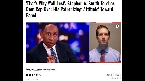 Stephen A Smith Torches Democrat Rep on Townhall