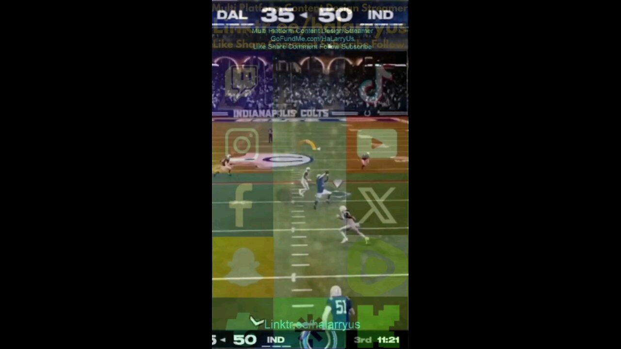 Pick 6 IND 56 vs DAL 35 #AllMadden #Madden25 #NFLmadden #madden
