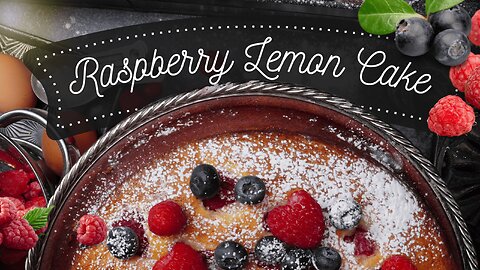 Easy Raspberry Lemon Cake Recipe | Zesty & Perfect for Spring!