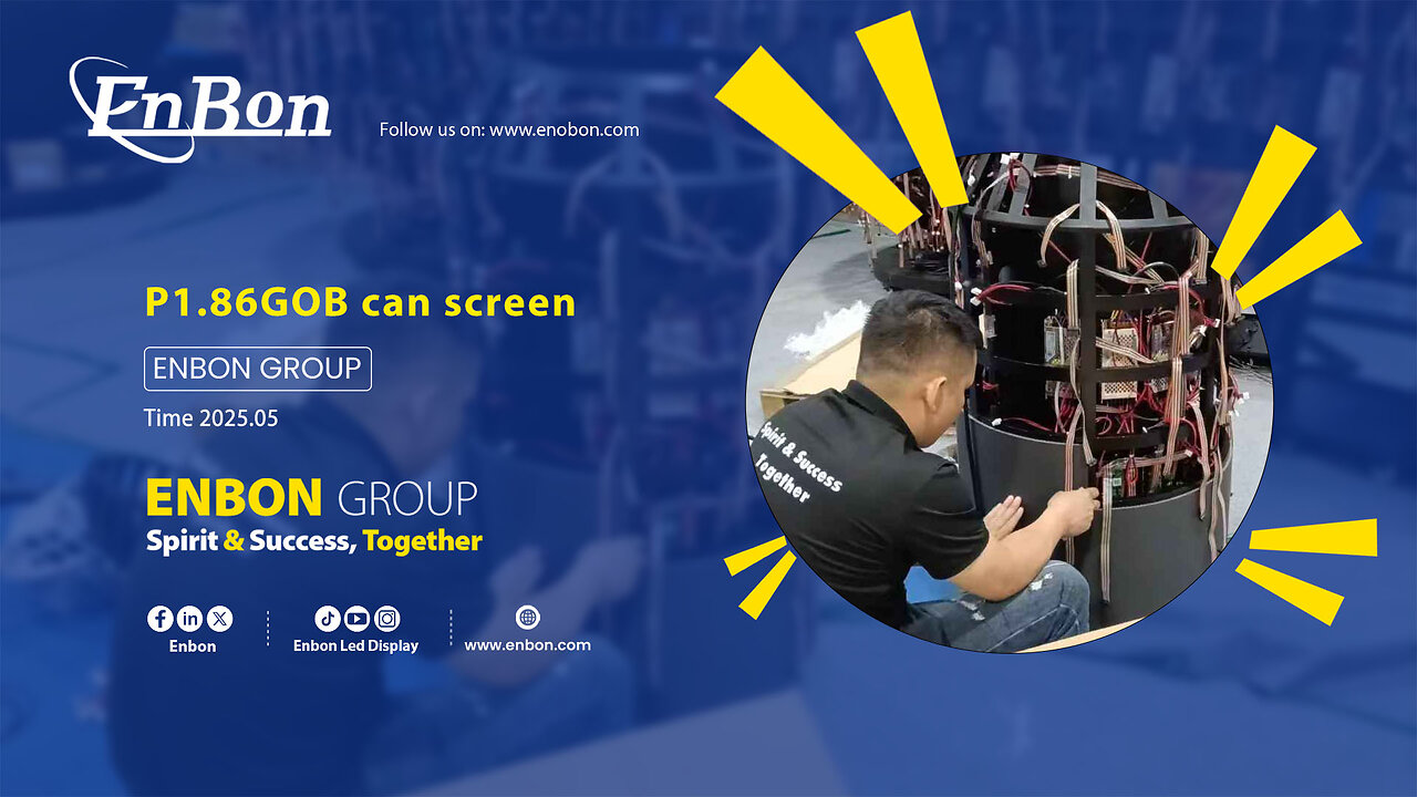 Enbon can screen refreshes creative display to a new level