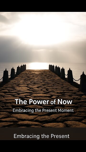 The Power of Now – Embracing the Present Moment