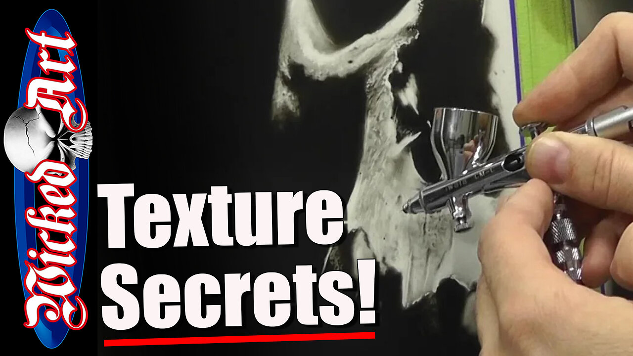How to Airbrush a Realistic Skull – Step-by-Step 3D Bone Texture Tutorial