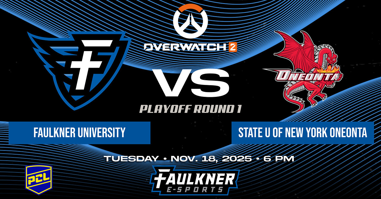 Overwatch 2- Faulkner vs. SUNY Oneonta (Playoff Round 1) (11/18/2025)