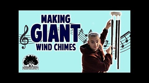 How To Make A GIANT Set Of Wind Chimes - Great DIY Project