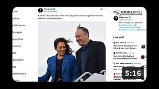 Harris' Husband- Doug Emhoff- Has Taken Over The Democratic Party’s Lawfare Against Infowars