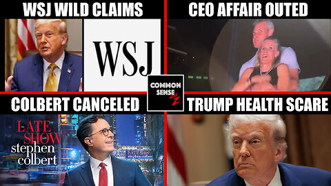 Trump’s Epstein Letter, CEO Affair at Coldplay, Colbert Canceled, Trump Vein Issue | Today's News