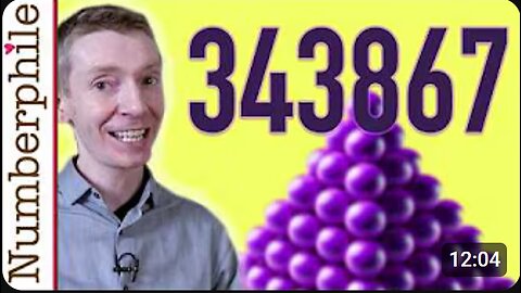 343867 & the Mystery of Tetrahedral Numbers 🔺🤯 | Numberphile ft. James Grime