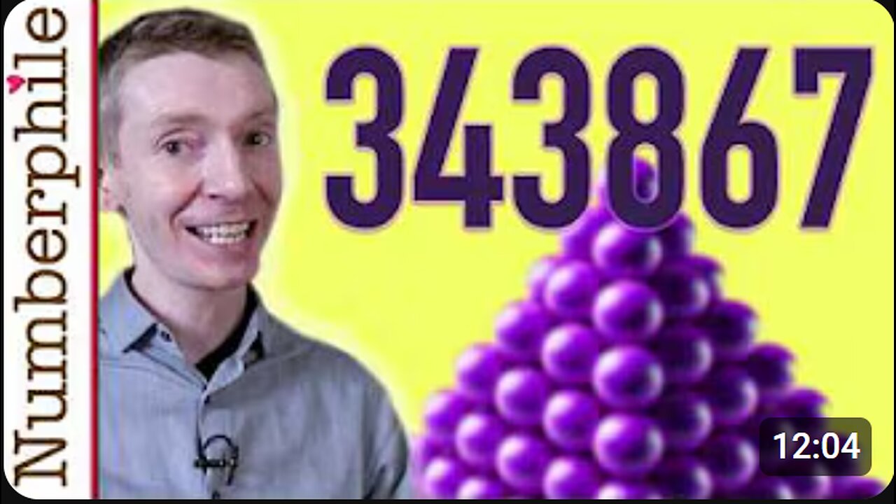 343867 & the Mystery of Tetrahedral Numbers 🔺🤯 | Numberphile ft. James Grime