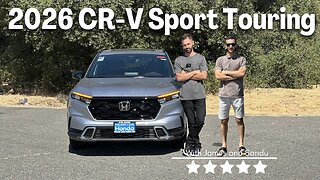 2026 Honda CR V Sport Touring HYBRID. Compact SUV Crossover!