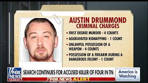 MANHUNT FOR ACCUSED KILLER OF FOUR IN TN