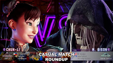 Kuya Kalbo SF6 Casual Match Roundup. Chun Li 4 star Diamond Rank [Hori Fight Stick]