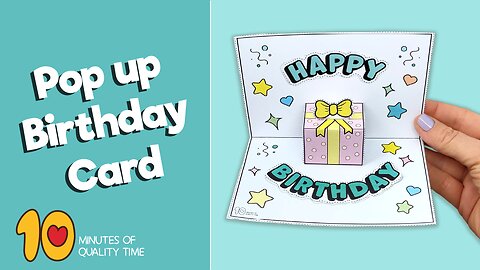 Happy Birthday Pop Up Presents Card Craft