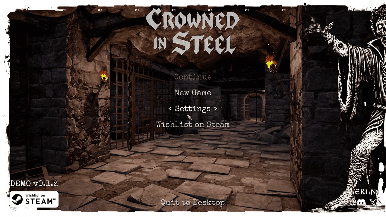 Demo Gameplay, No Commentary - Crowned in Steel
