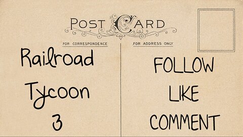 Railroad Tycoon 3. 1