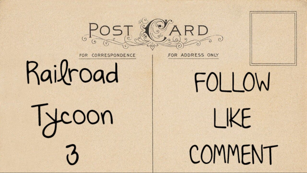 Railroad Tycoon 3. 1