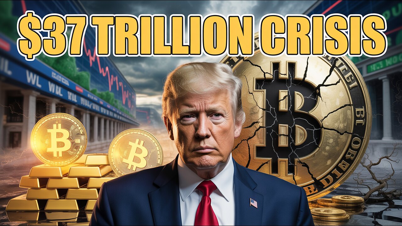 “America’s Debt Hits $37 Trillion — Trump’s Shocking Crypto Gold Solution”