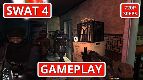 SWAT 4: Gameplay - (PC HD) [720p30FPS]