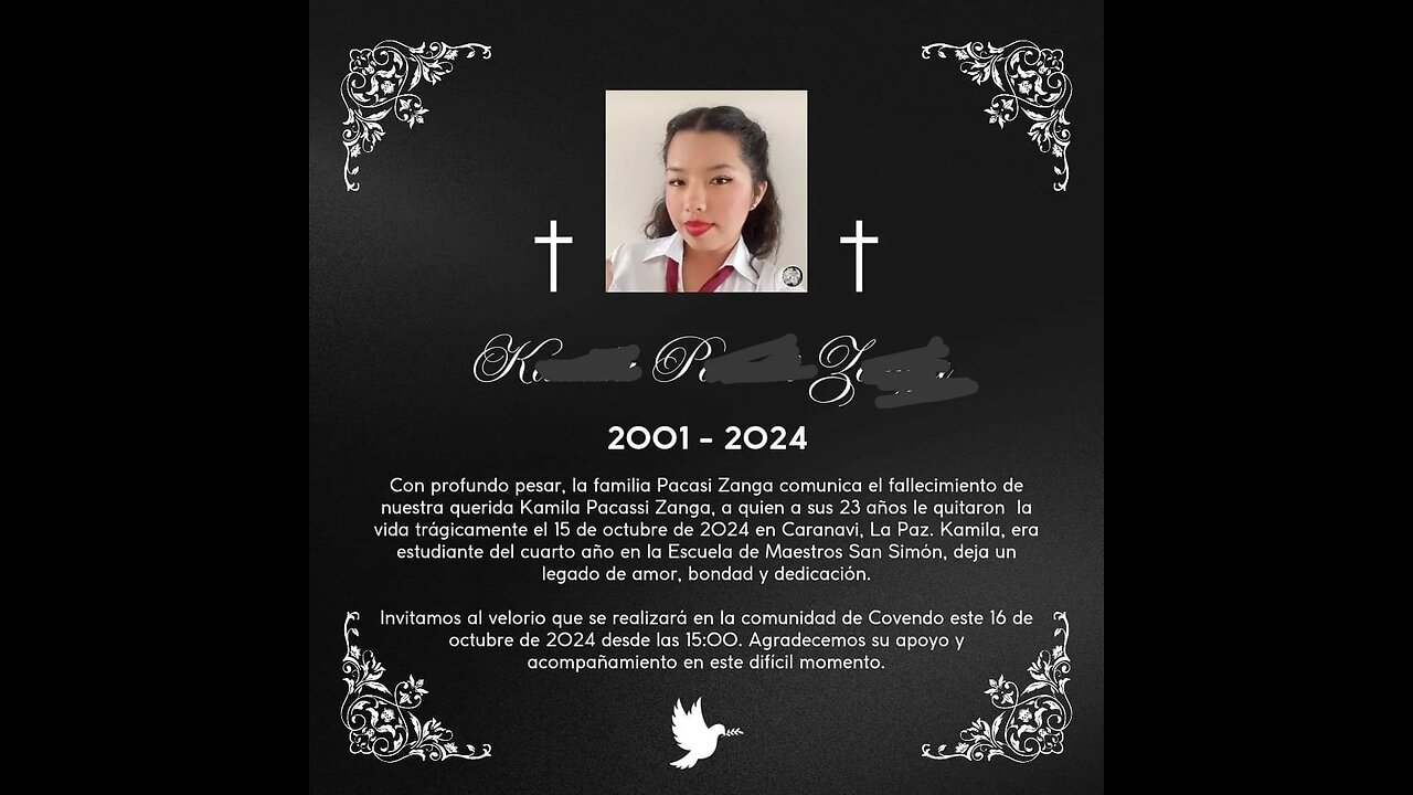 Female Student Stabbed to Death In Classroom In Bolivia [October 16th 2024]