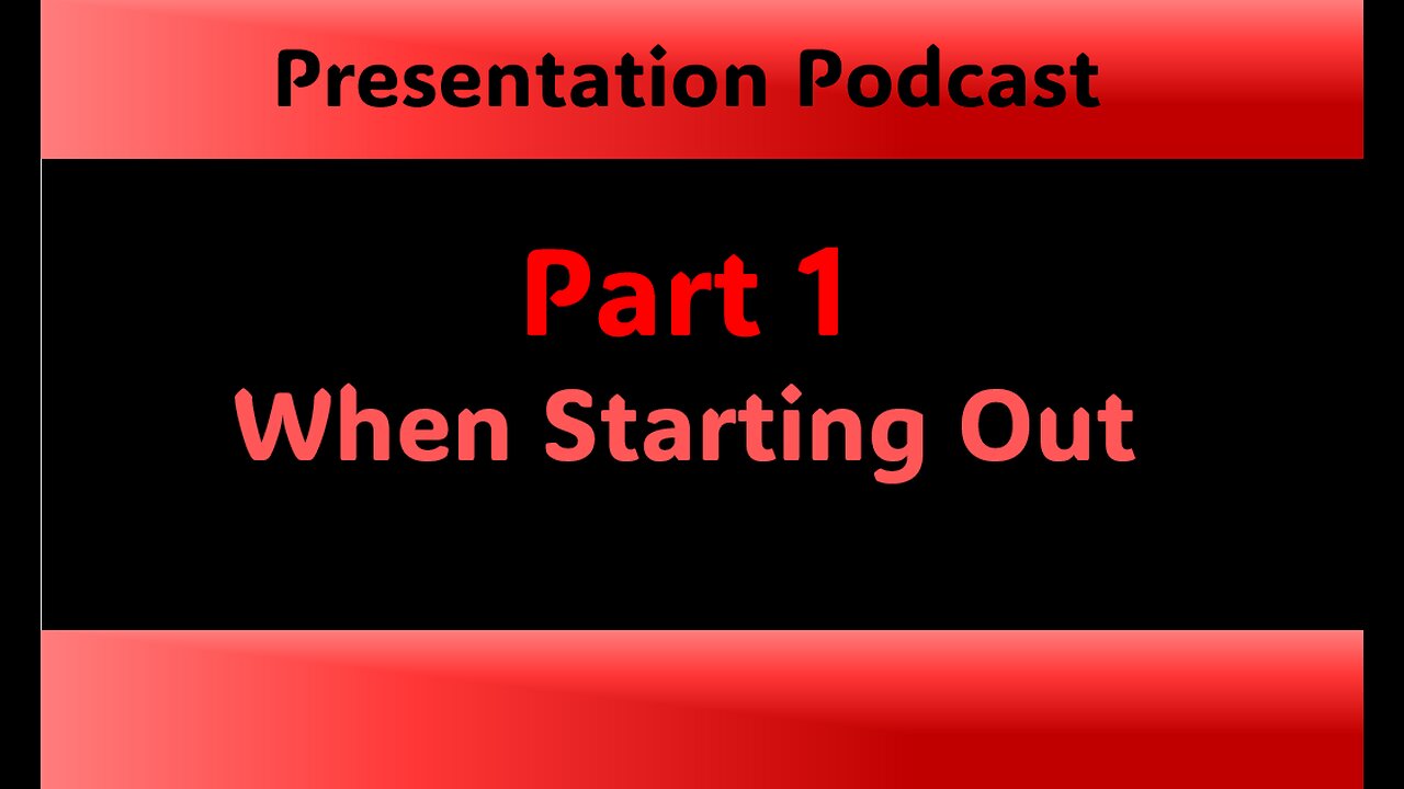 Podcast - How to be a Successful Streamer: Part 1