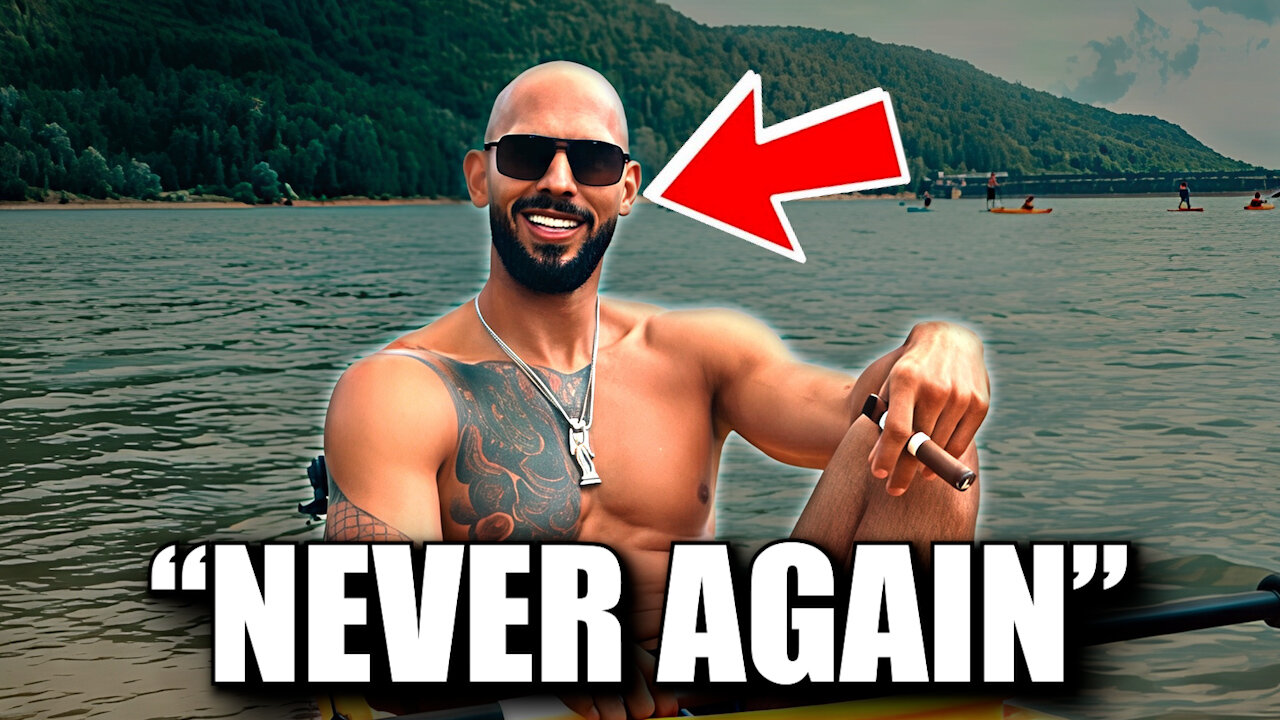 Andrew Tate Goes Kayaking for the First Time