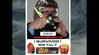 I WILL SURVIVE TOXIC SMOKE - WILL YOU ? @ MARV GOLDEN PILOT SUPPLIES