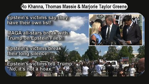 MAGA all-stars break with Trump on Epstein Files - Sept. 3, 2025