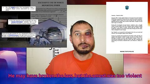 Footage and police statements are not in sync over an arrest where man had nose broken