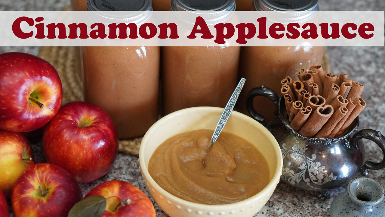 Cinnamon Applesauce Canning Recipe